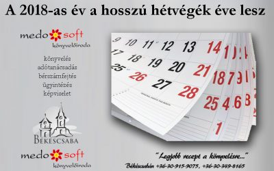 Munkanap áthelyezések 2018-ban