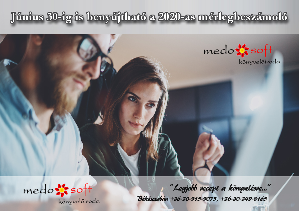 2020-as mérlegbeszámoló